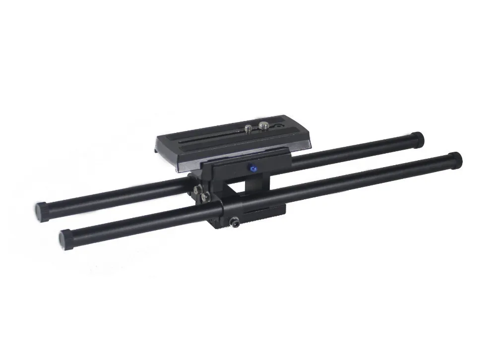 Quick-release 40cm long camera plate DSLR rig rail base 15mm rod for Follow Focus Mattebox