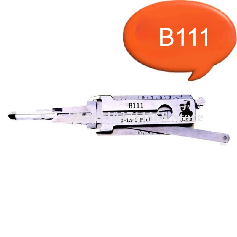 1 шт. Lishi 2in1 B111 декодер и выборка предназначена для GM, FOR HUMMER, для GMC [GM Z Keyways] Ganzua, сбор автомобильных ключей