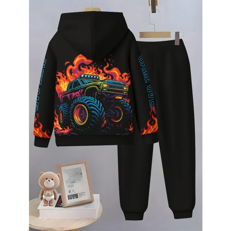 جديد الخريف لعبة وحدة التحكم سباق نمط 3D طباعة كاملة مقنعين البلوز والسراويل الرياضية مجموعة مناسبة للرجال