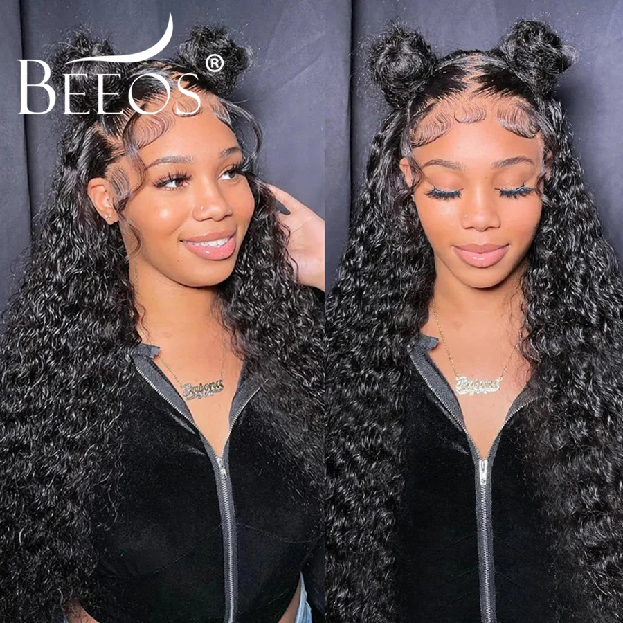 # 1 جيت أسود فائق المجهزة 13x6 HD الدانتيل أمامي خصلات الشعر المستعار الإنسان مجعد الباروكات غير مرئية HD الدانتيل الباروكات الملونة قبل قطعها شعر ريمي #4