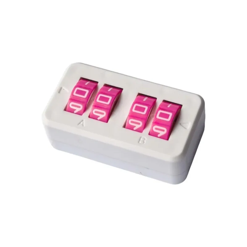 4 Digit Board Game Life Counter Mini Adjustable Wheel Board Games Score Tracker Self Discipline Flexible Tabletop Score Keeper