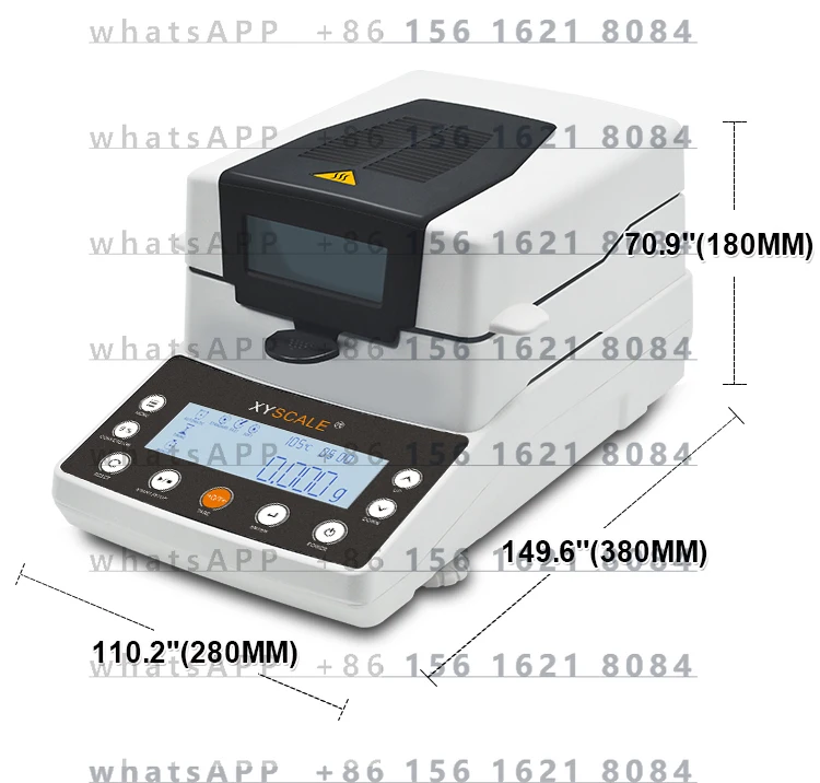

110g /0.005g 5mg Halogen Moisture Analyzer,HBM Sensor,High Sensitivity,XY-105MW