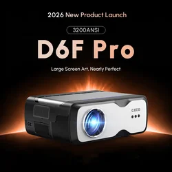 4K Projector 3200ANSI Netflix Certified Native 1080P Android 14 Auto Focus Auto Keystone WiFi6 BT5.4 Outdoor Home Theater HDR10