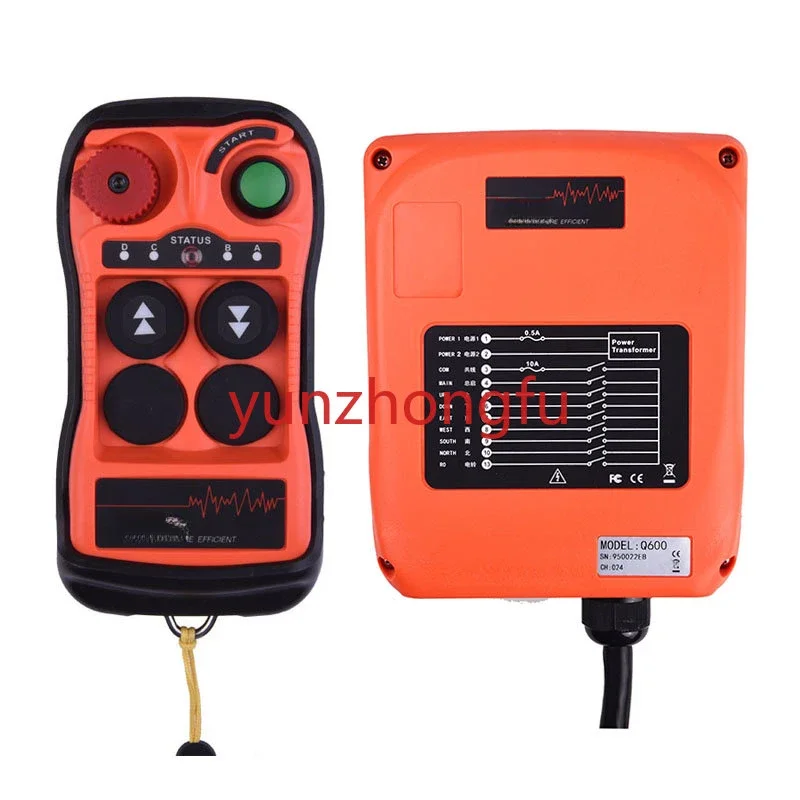 Q202 Manufacturers Wholesale AC/DC 24-264v Crane Remote Control for Bridge Machine