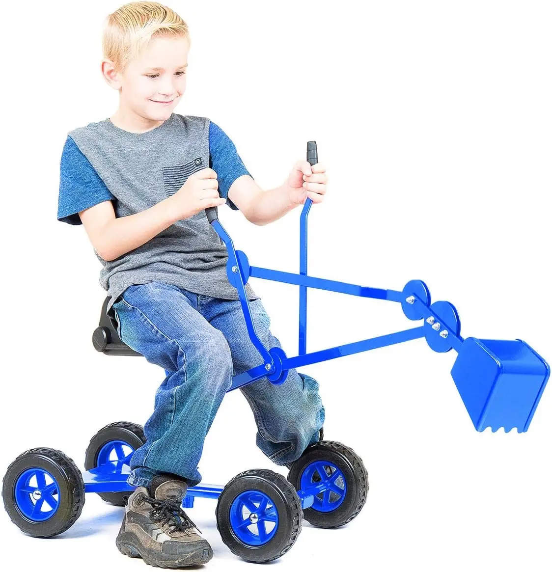 Игрушечный экскаватор-песочница с колесами — складное оборудование для игровой площадки для игр на открытом воздухе, без изгиба, без защемления, сверхмощный металлический R