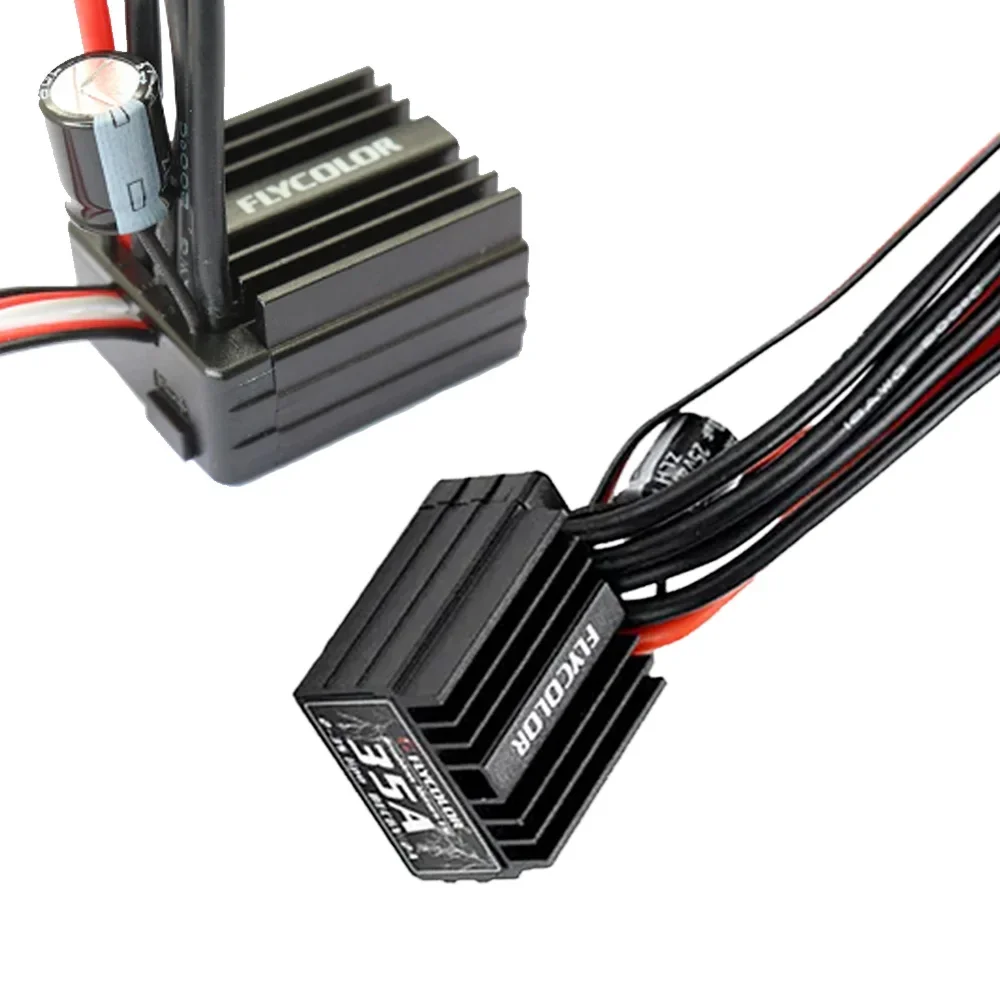 Flycolor lightning 18A 25A 35A 45A water-proof car ESC 2-3s for RC 1/10 1/16 1/18 cars brushless electroinic speed controller