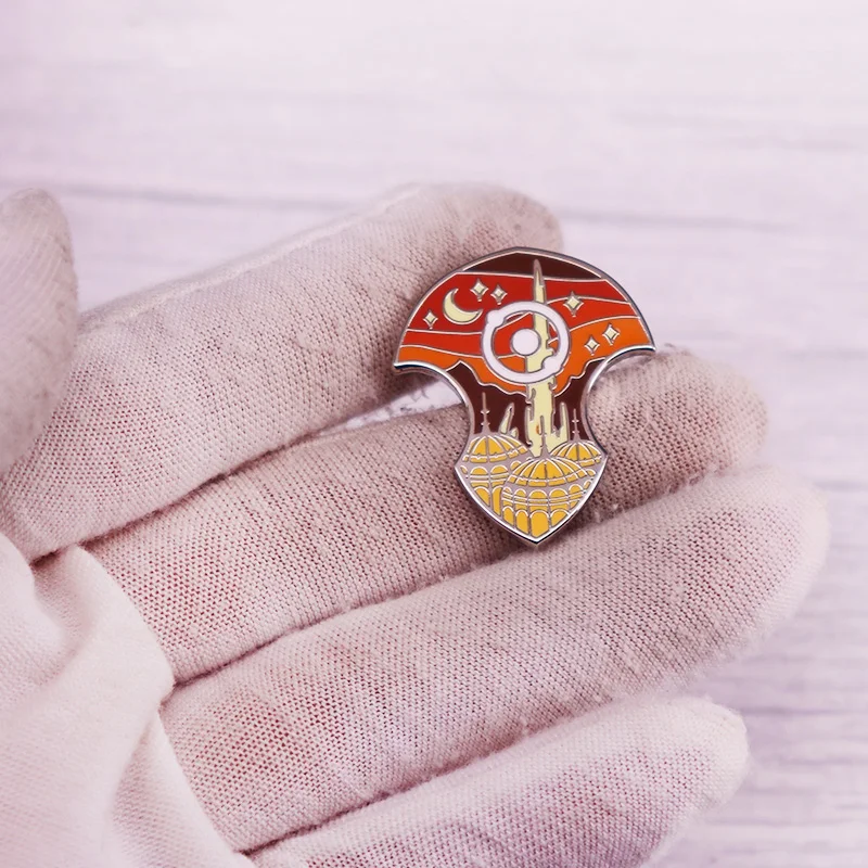 Final Fantasy XIV Azem Enamel Pin Game Badge Brooch Gift Backpack Decoration Jewelry