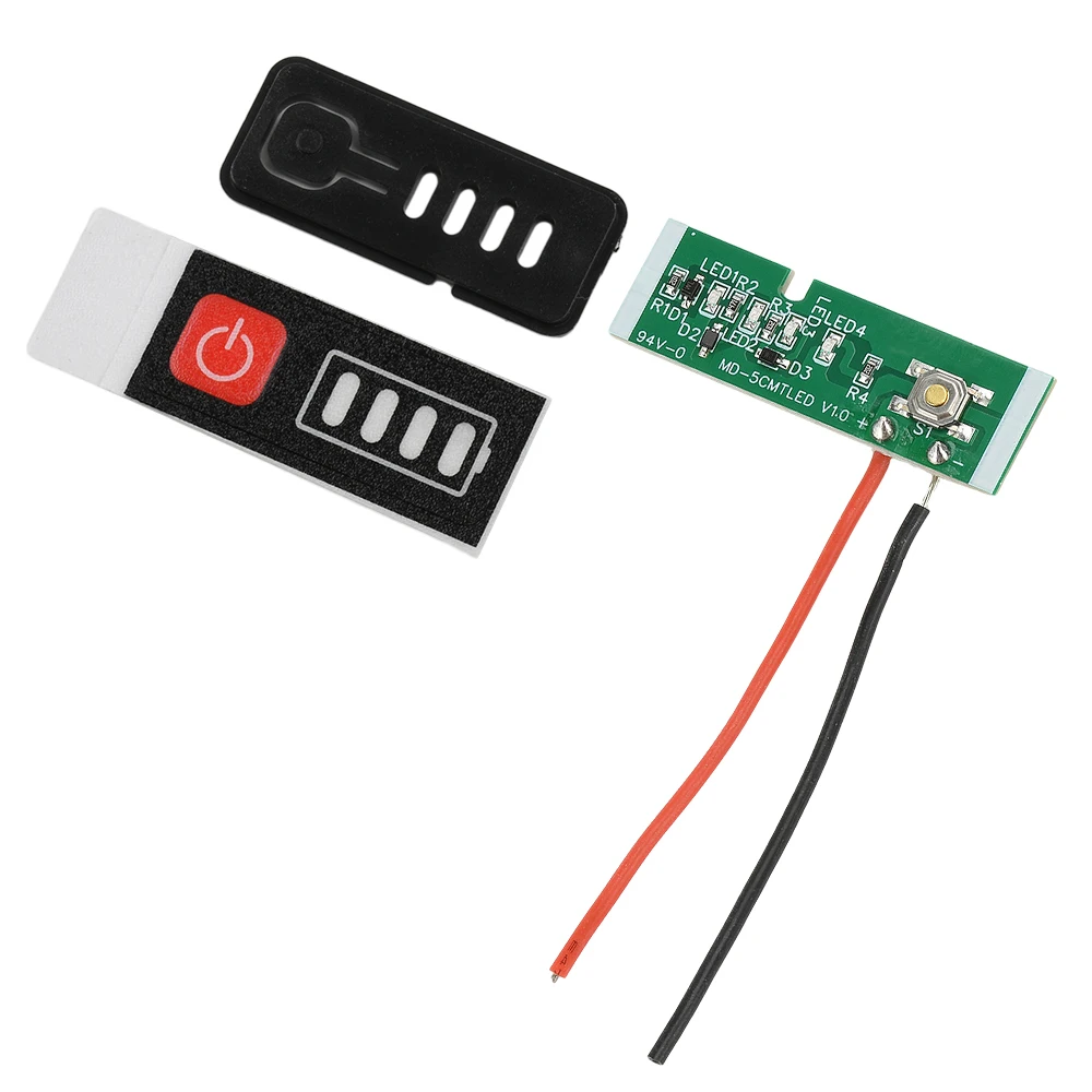 5S 18V 21V Battery Capacity Indicator Module with Power Display Battery Level Indicator Tester LED Display for 18650 Batteries