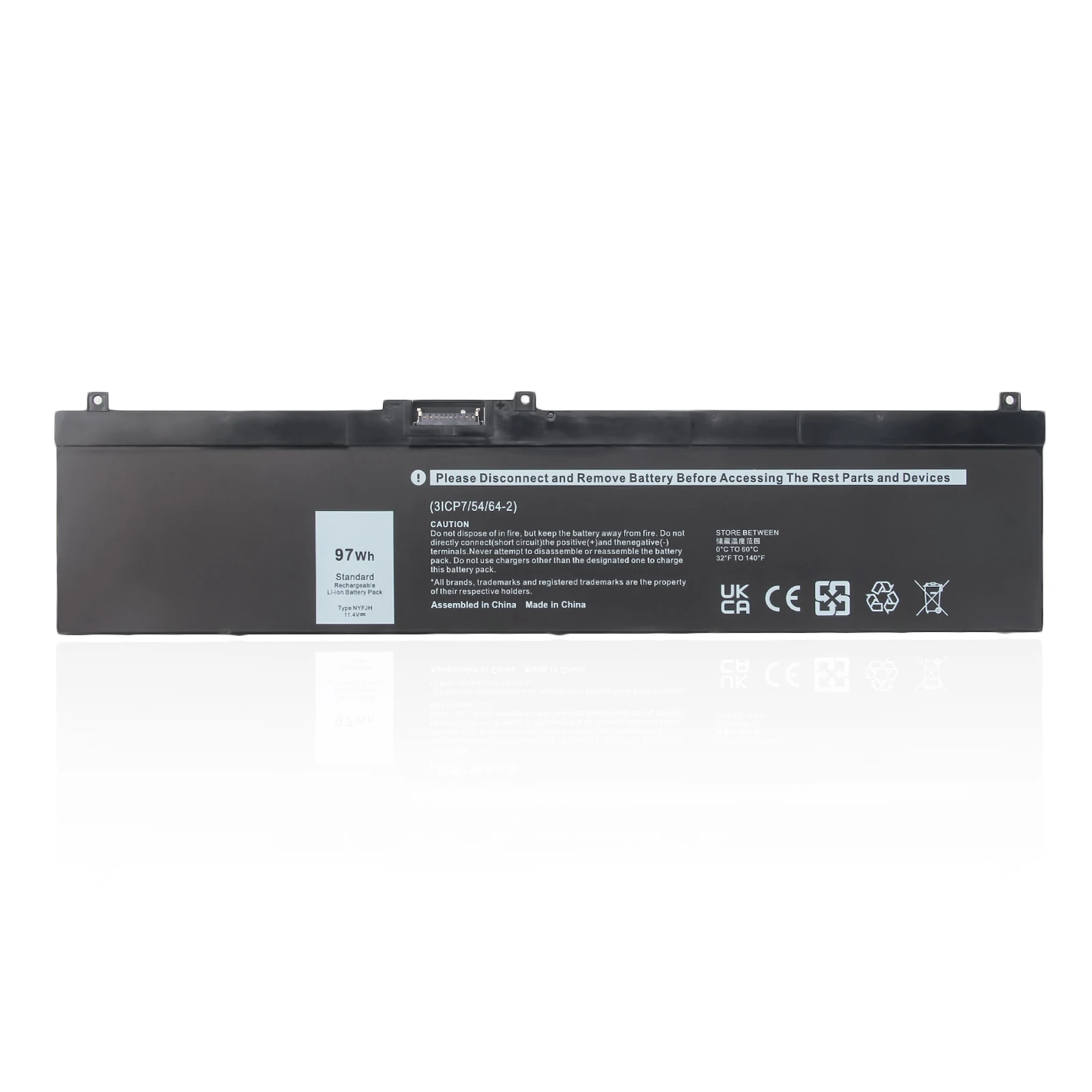 NYFJH Laptop Battery For DELL Precision 7530 7730 7540 7740 Series P34E P34E001 P34E002 P74F P74F001 P74F00