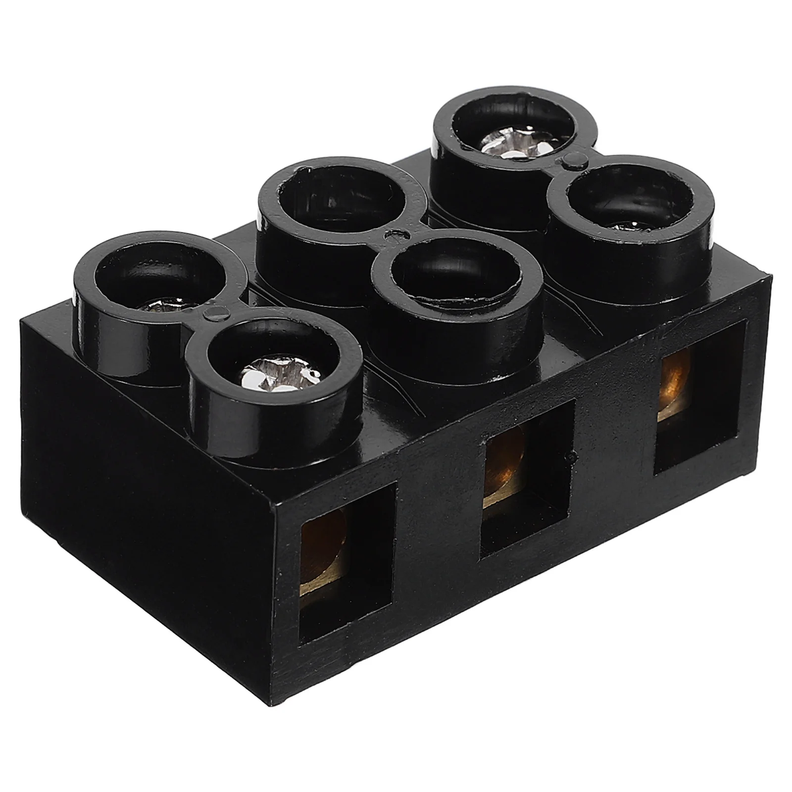 

3 Position 60a Screw Terminal Block Dual Row Wire Connector Flame Retardant Electrical Barrier Strip Jx5-6003 Dual Row Terminal