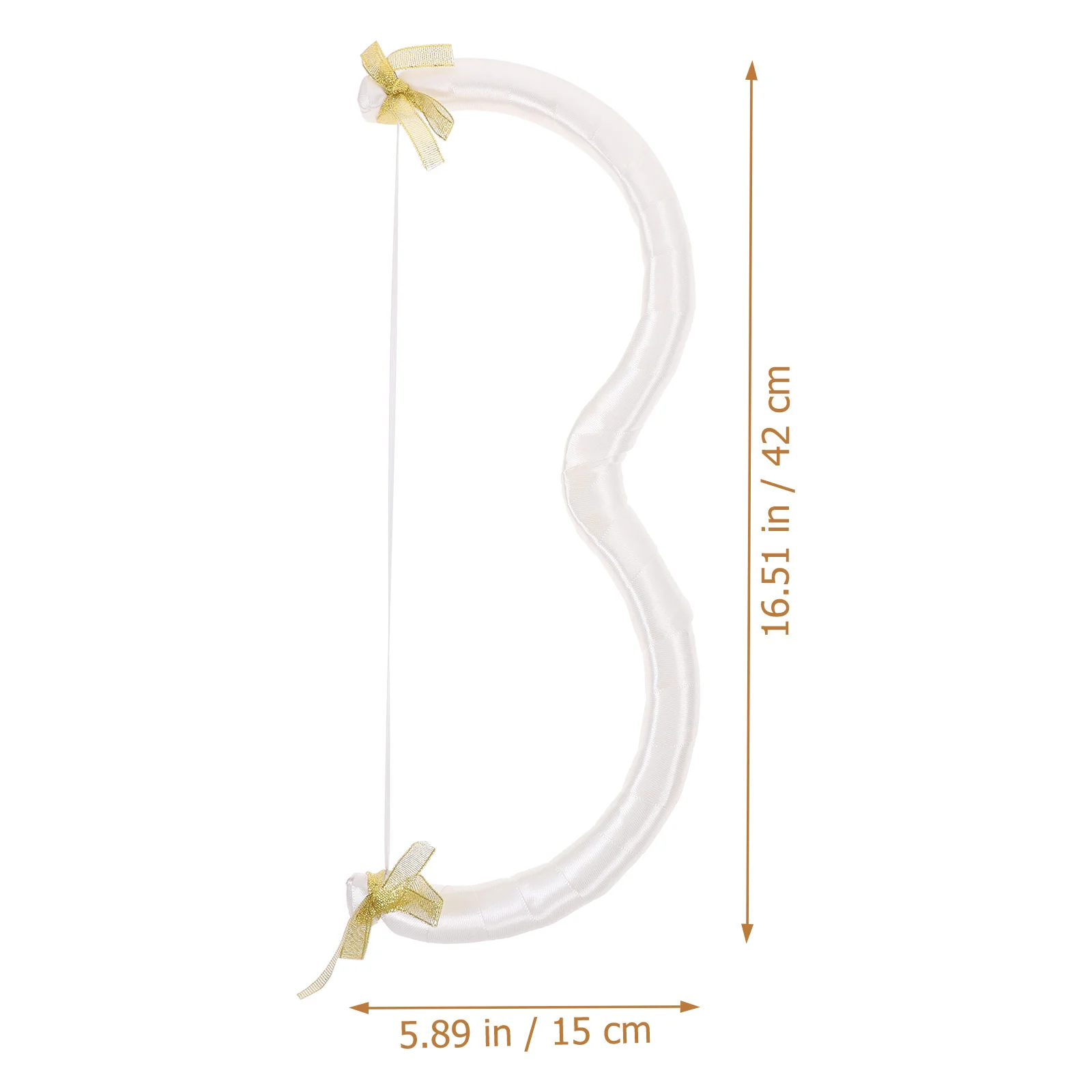 1 Set Cupid Bow and Arrow Prop for Valentine's Day Costume Cosplay Party Love Angel Accessory Makeup Ball Event