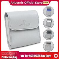 Anbernic Leather Bag For RG35XXSP Handheld Game Console Protective Storage Carrying Bag Portable Case