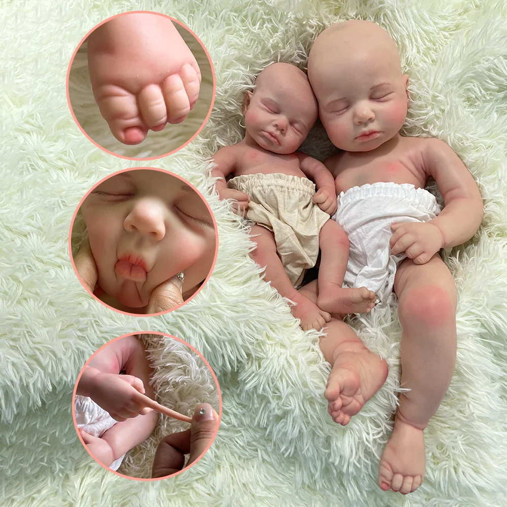 

Full Body Silicone Waterproof Newborn Baby Premature 31cm Baby and 50cm Bebe Girl Soft Reborn Dolls Accompany Gift Toys