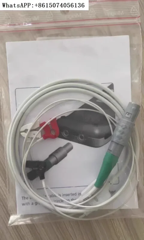 

Hearing screening device electrode cable three conductor connection wire
