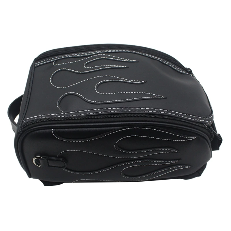 

Motorcycle Fuel Tank Bag Storage PU Leather Bag For 883 Cub 500 Benali 502C 752S Saddlebag