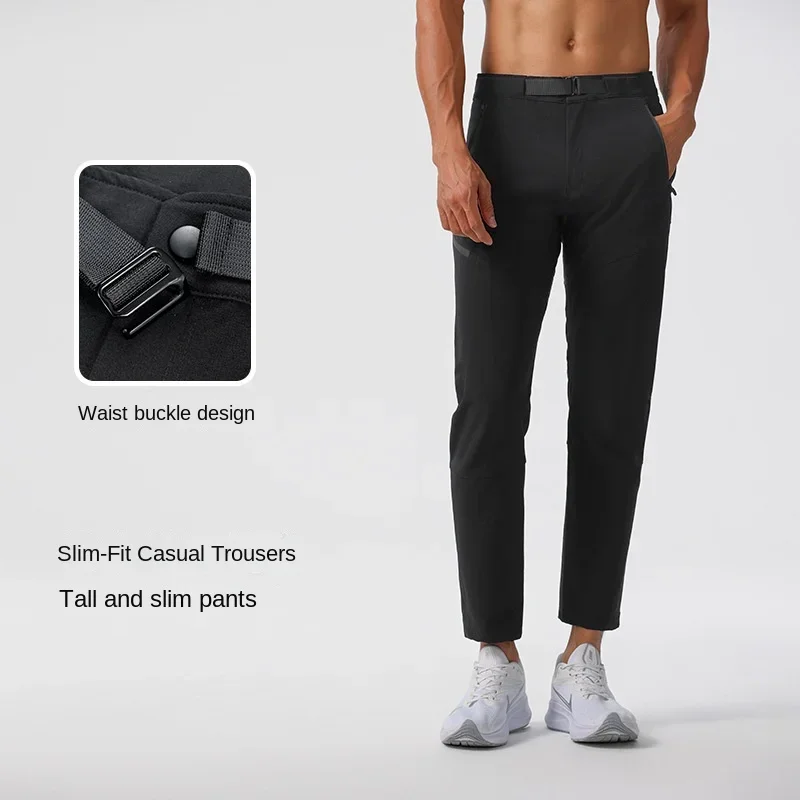 

New Quick-drying Outdoor Sports Spring and Autumn Men's Walking Soft Shell Fitness Running Casual Pants