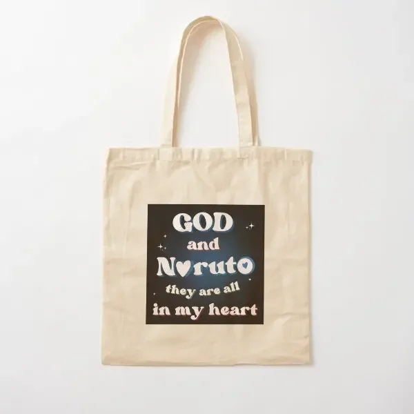 

God Cotton Canvas Bag Ladies Designer Travel Tote Foldable Printed Shoulder Bag Casual Handbag Grocery Unisex Reusable Fashion