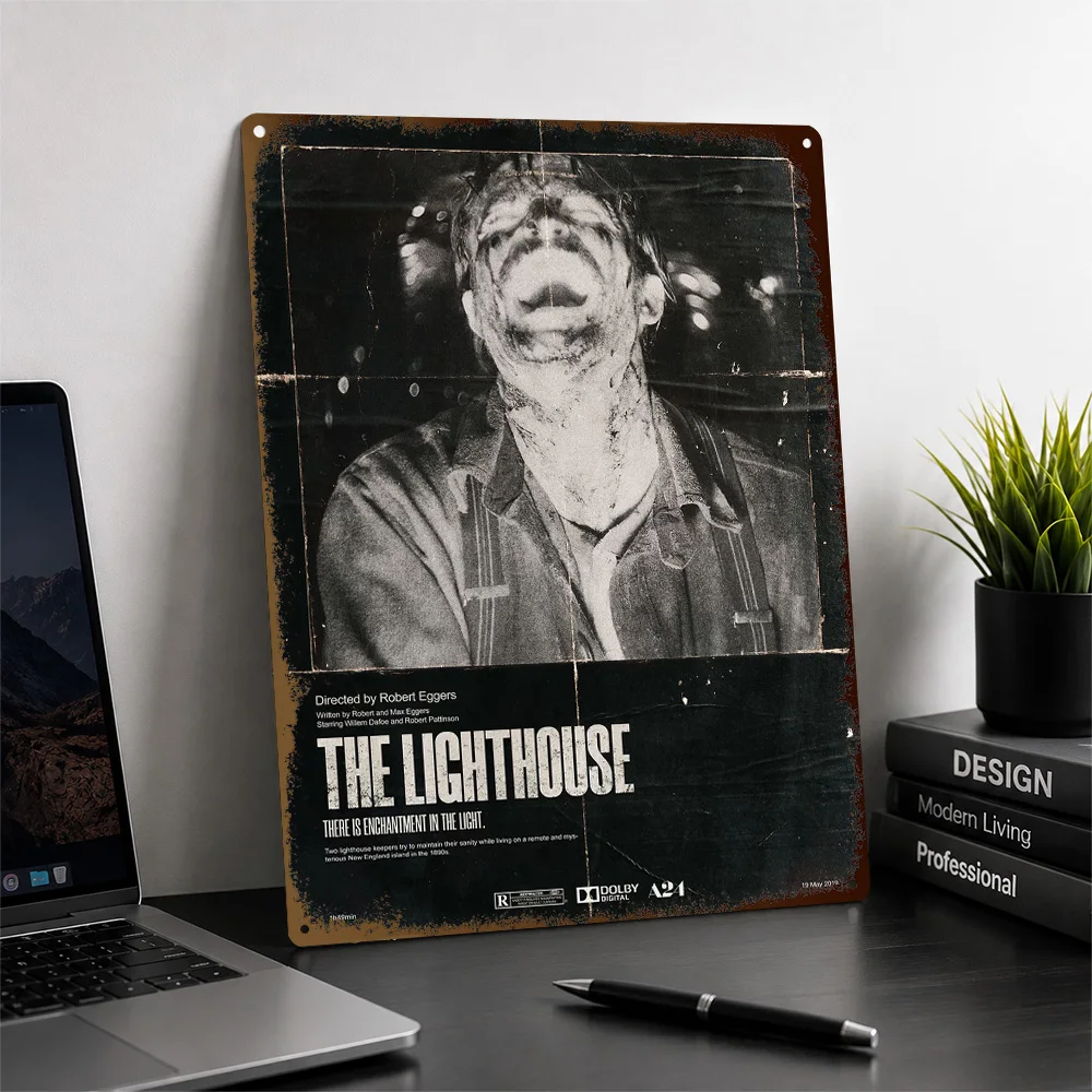 The Lighthouse Thomas Wake Portrait Aluminum Poster Personalized Metal Sign Screen Legend Tribute Wall Art Made For Movie Fans