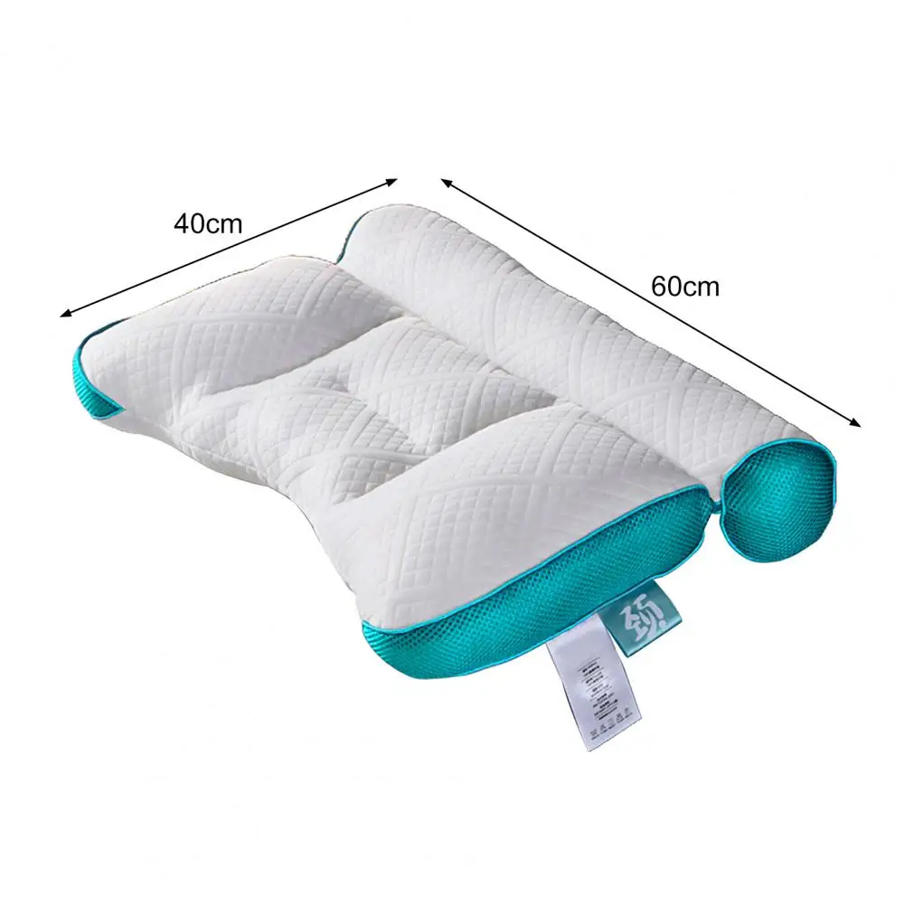 Ergonomic Neck Support Pillow 3d Mesh Fiber Neck Pillow Memory Foam Neck Support Pillow for Side Back Stomach for Bedroom