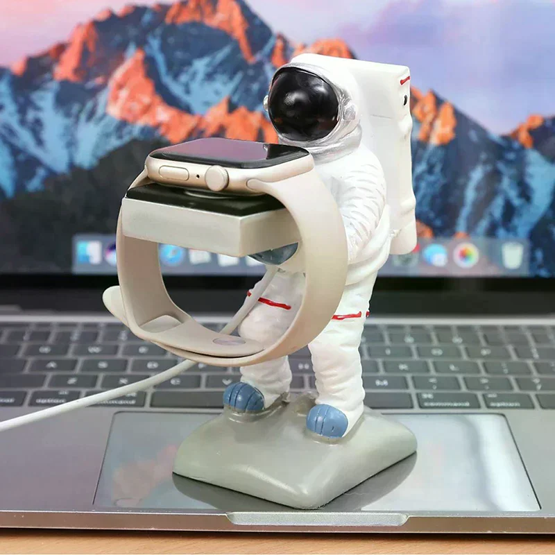 Astronaut Watch Holder Household Jewelry Display Organizer Spaceman Table Watch Stand For Charging Rack Support Watches