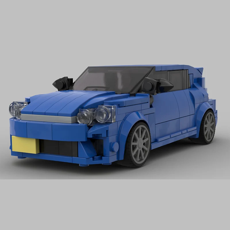 Speed Racing Car Model MOC Building Bricks MK7 Golf R Compact Car Modular Technology Children Holiday Gifts Assemble Toys Suit