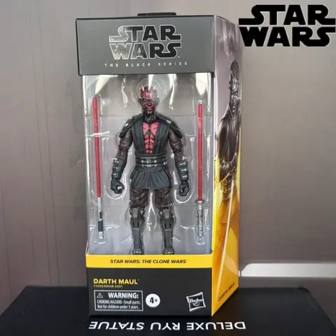 Star Wars Black Series Darth Maul Action Figure - the Clone Wars Model Toy Collectible for Children And Hobby Gifts