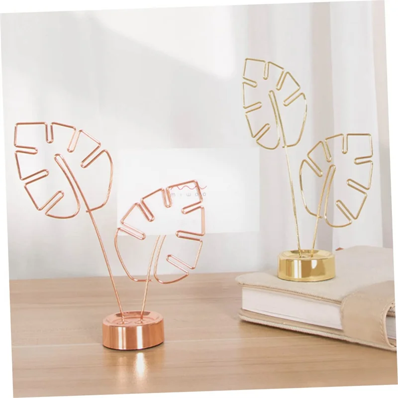 ABTS-Note Folder Memo Table Holders Table Sign Hawaii Decor Paper Clip Holder 2 Piece