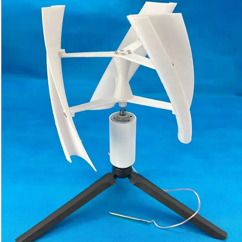 3D printing PAL material micro wind turbine vertical axis brushless DC generator wind solar complementary