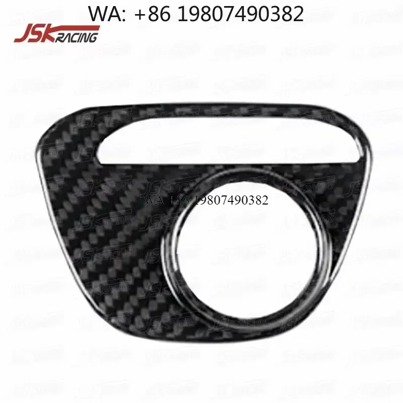 Wmwmnu Carbon Fiber Interior VDA Switch Cover Trim for 458 Italia Spider 2011 2012 2013 2014 2015 2016 Car