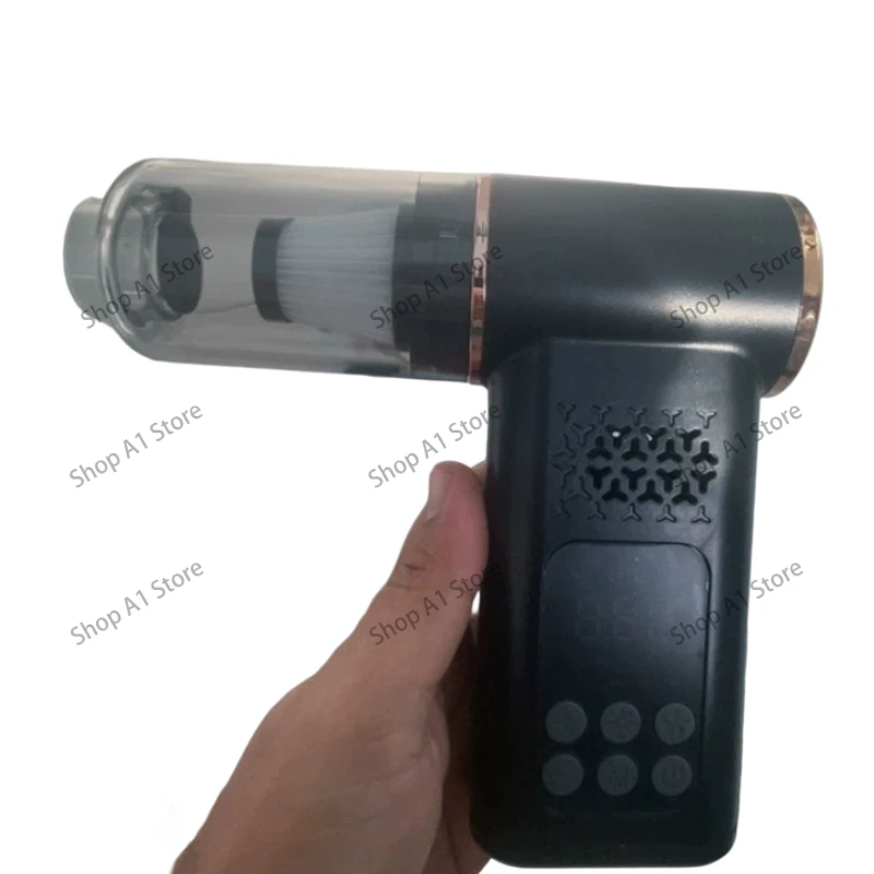 2‑in‑1 Cordless Car Vacuum Cleaner & Air Compressor, Portable Digital Tire Inflator Pump, Multifunctional Inflation & Cleaning T
