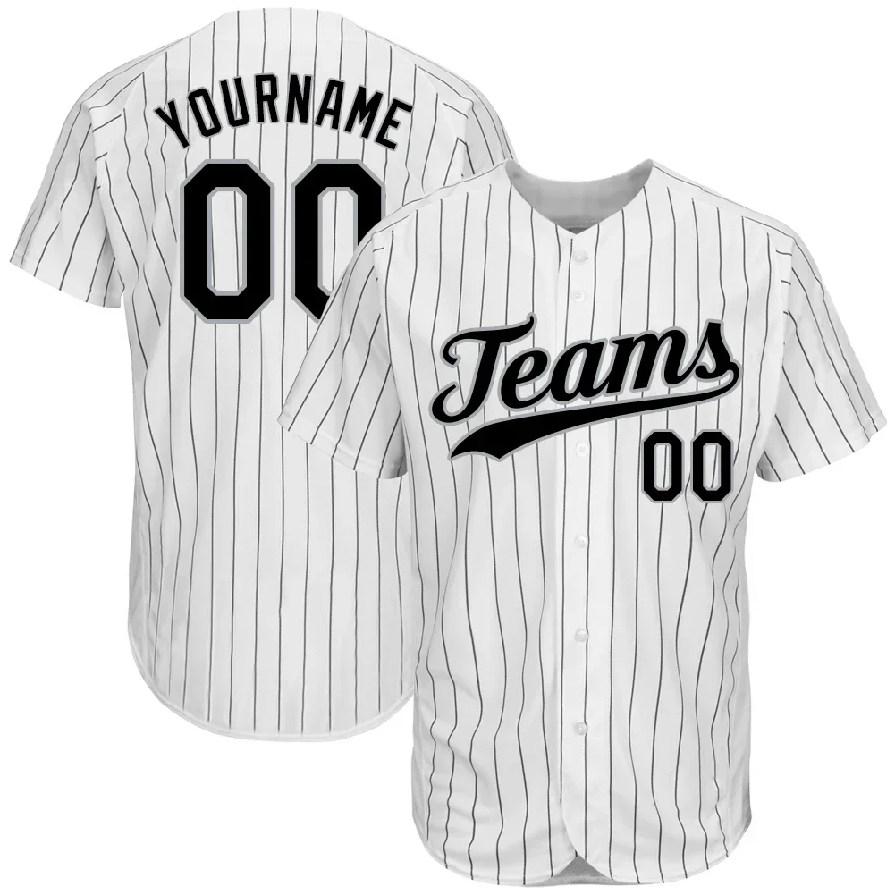 Personalized Custom Baseball Jersey Sublimation Print Baseball Shirt Outdoor Softball Jersey Game Training Uniform Men/Lady/Kids