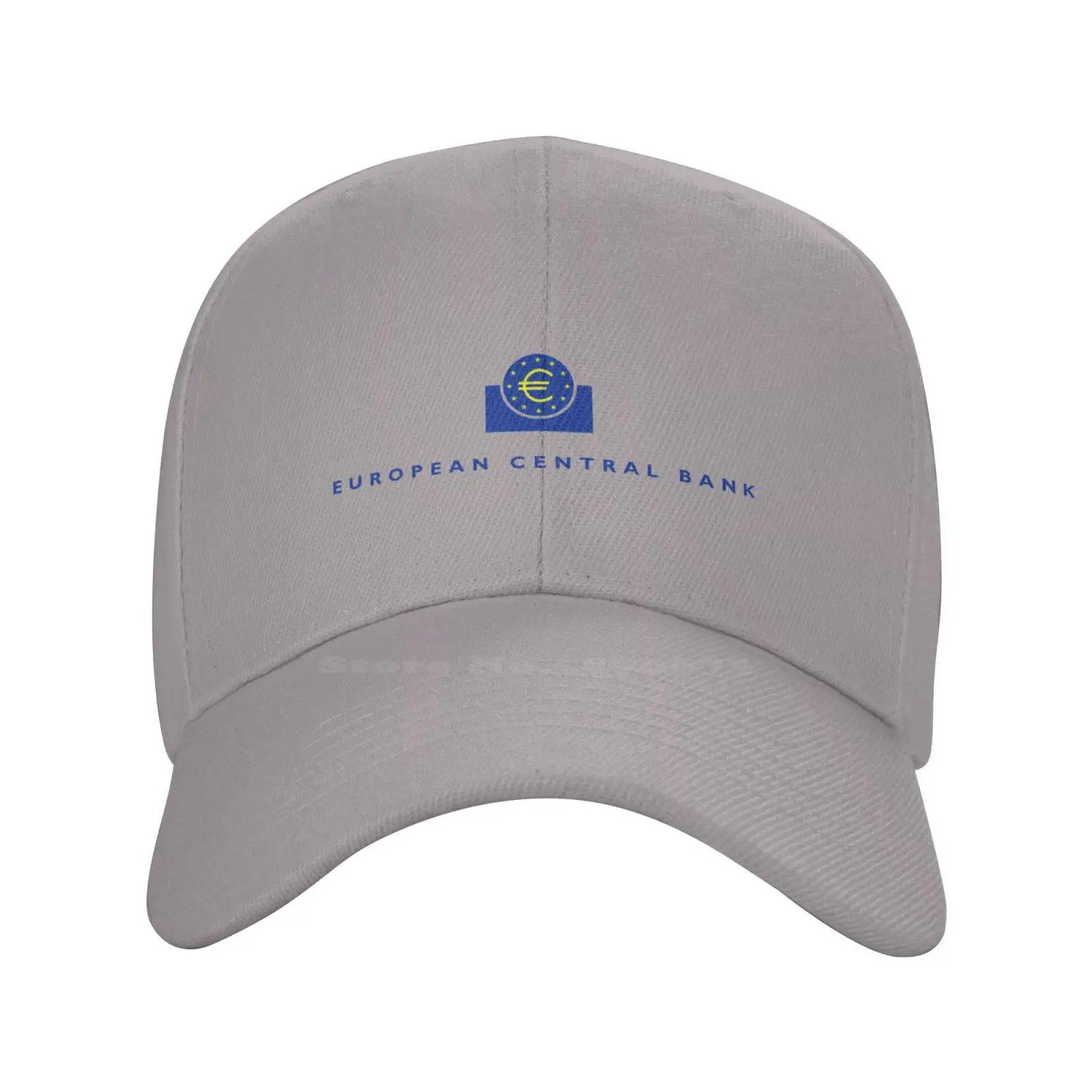 Gorra vaquera con logotipo de Banco Central Europeo, gorro de béisbol tejido de calidad