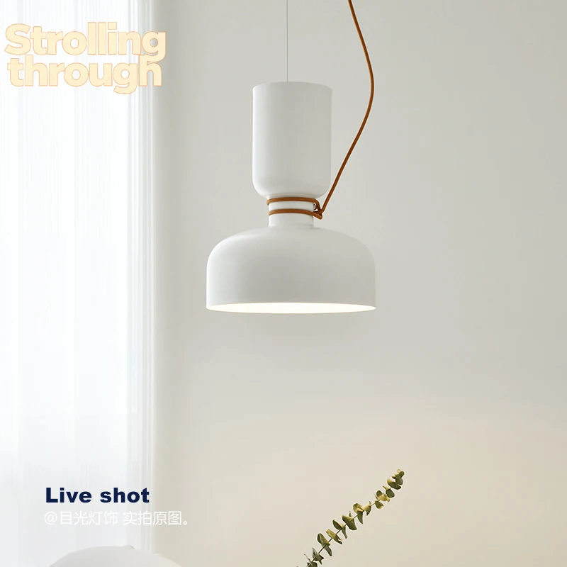 

Скандинавская современная простая люстра для бара, ресторана, демонстрационной комнаты, спальни, прикроватная дизайнерская подсветка