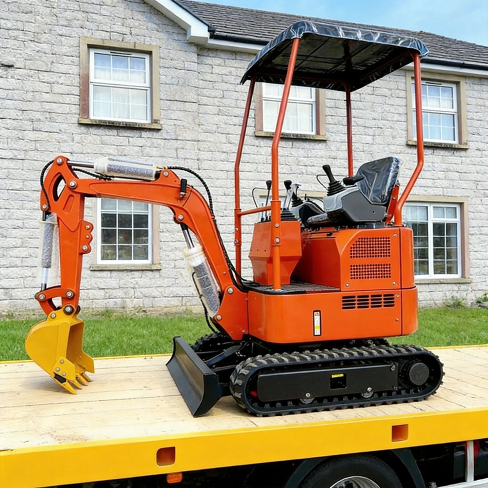 

Мини-экскаватор 1,2 тонны с двигателем YANMAR, стандарт EPA/Euro 5, мини-дизельный экскаватор, мини-погрузчик, строительная и сельскохозяйственная техника для Европы.