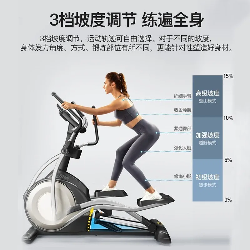 操作が簡単なエリプティカルマシン、家庭用スペースウォークマシン、業務用ジム機器（前面）