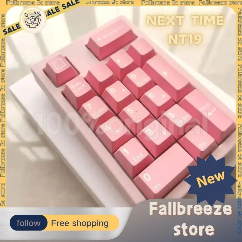 Next Time Nt19 Numeric Keypad 3mode Mini Numpad Bluetooth Mechanical Keyboards Kit Hot Swap Gasket Switch Rgb Keypad Gift Custom