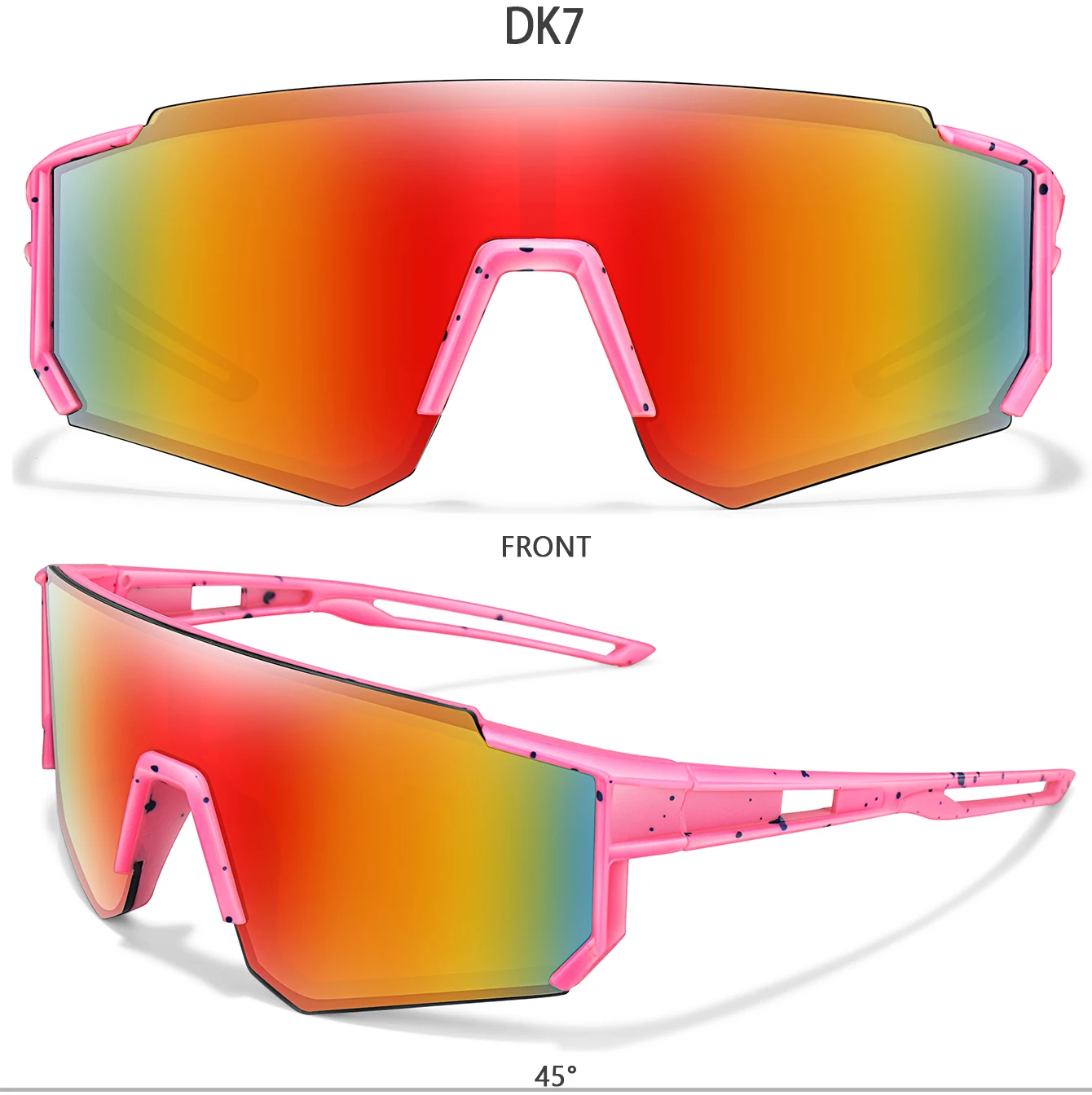 3-14 Jahre alte Kinder Baseball-Sonnenbrille Kinder Jungen Mädchen M Größe Jugend FahrradUV400 Outdoor-Sport Camping MTB Fahrradbrille – Detail 8