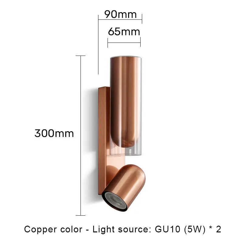 Nordic Postmodern Minimalist Rotatable Wall Lamp Modern Decorative Lighting for Living Room Dining Room Bedroom Corridor