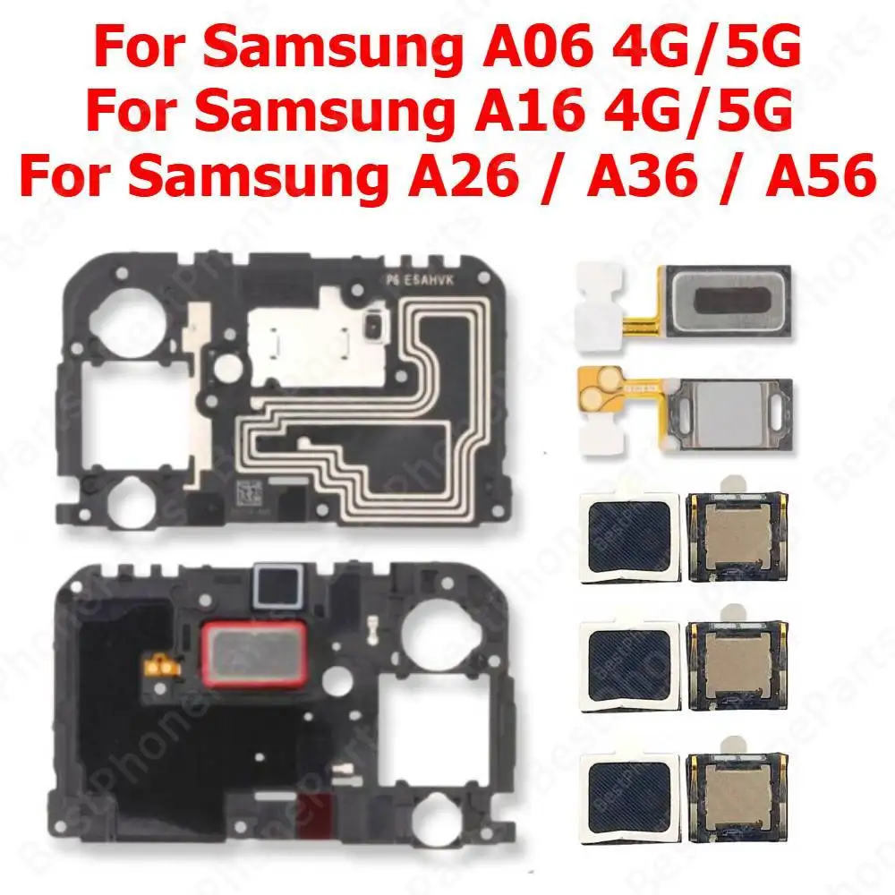 Top Ear Speaker For Samsung Galaxy A06 A16 A26 A36 A56 5G Earspeaker Earphone Sound Earpiece Flex Cable Mobile Phone Parts
