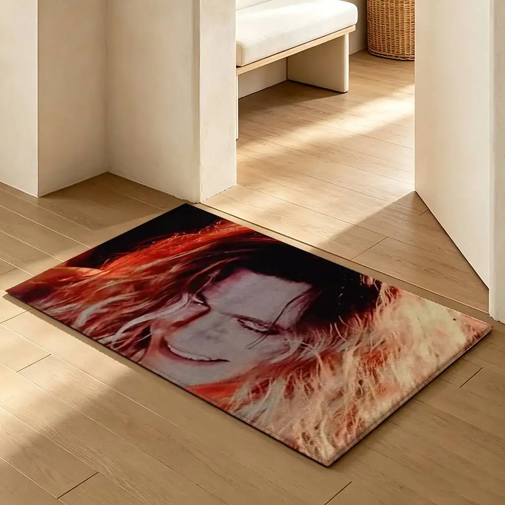 COOL Interview with the V-Vampire Film  Soft Absorbent Decorative Floor Mat for Bathroom Entryway Living Room