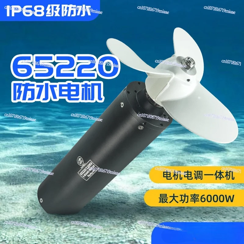 65220 waterproof motor 6000W built-in drive motor ESC integrated electric surfboard hydrofoil board