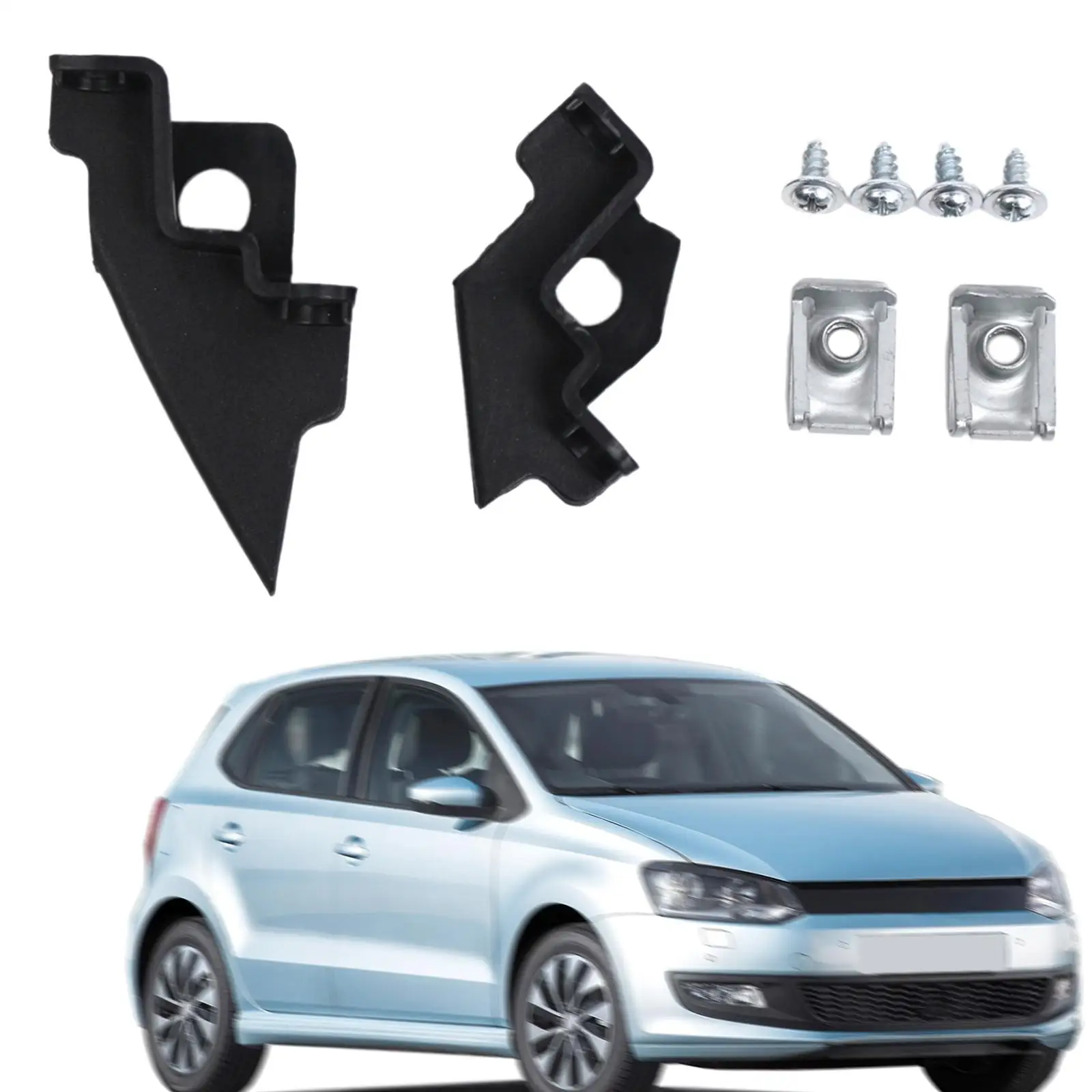 

Headlight Bracket Tab Repair Set Left Side for VW Ameo 2010-2016 Sturdy