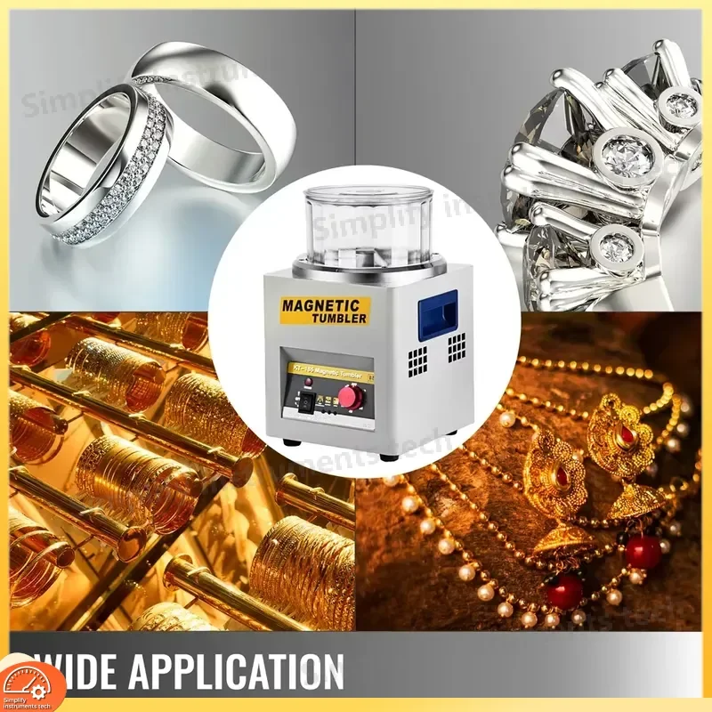 Magnetic Roller Jewelry Polishing Mini Metal Polishing for Gold Silver Brass Stainless Steel Precision