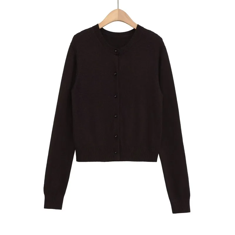 Vesten Voor Vrouwen Trui Bruin Elegante Outerwears Gebreid Vest Gezellige Truien Vrouw Vest Truien Femmes Y2K Top Crop