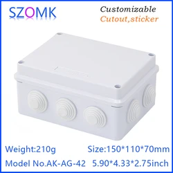 SZOMK hot-sale AK-AG-42 electronic plastic box ip65 enclosure junction box cctv