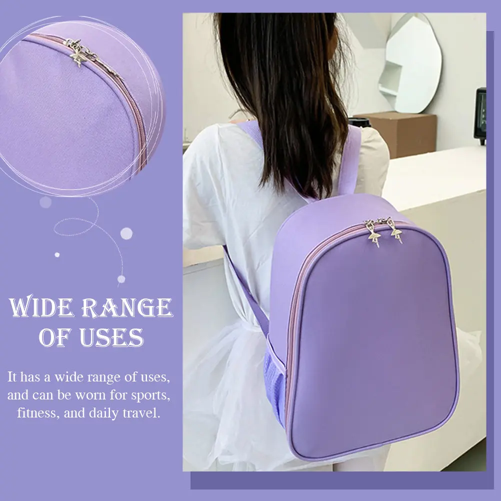 

Childrens Ballet Dance Bag Nylon Backpack Big Capacity Durable Schoolbag Kids Travel Bag Ballet Dance Backpack