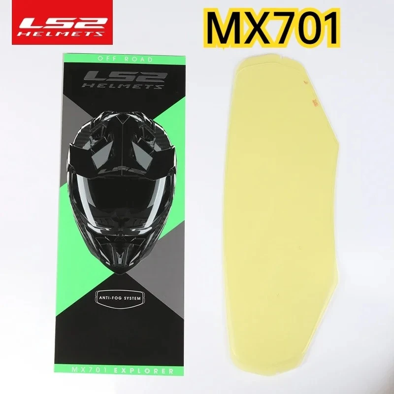 

LS2 EXPLORER MX701 Helmet Visor Clear Anti-fog Patch Rainproof Suitable for LS2 MX701 Helmets Lens Anti-fog Film