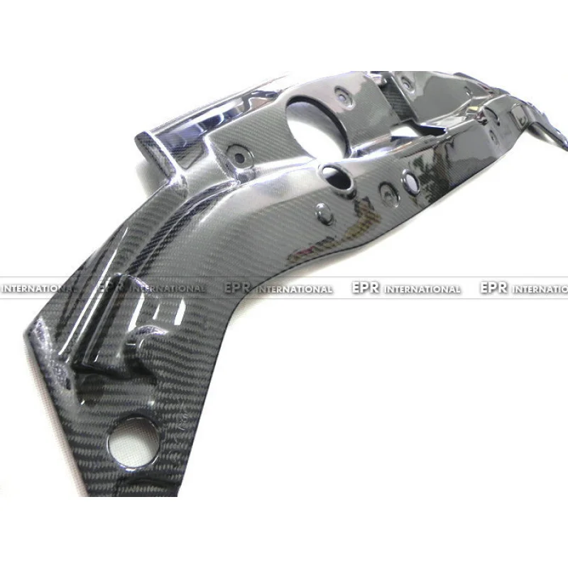 SAAR Compatible con Honda Civic FN2 TypeR Modificación de fibra de carbono Rejilla de parachoques delantero Escudo térmico Placa de radiador Intercooler