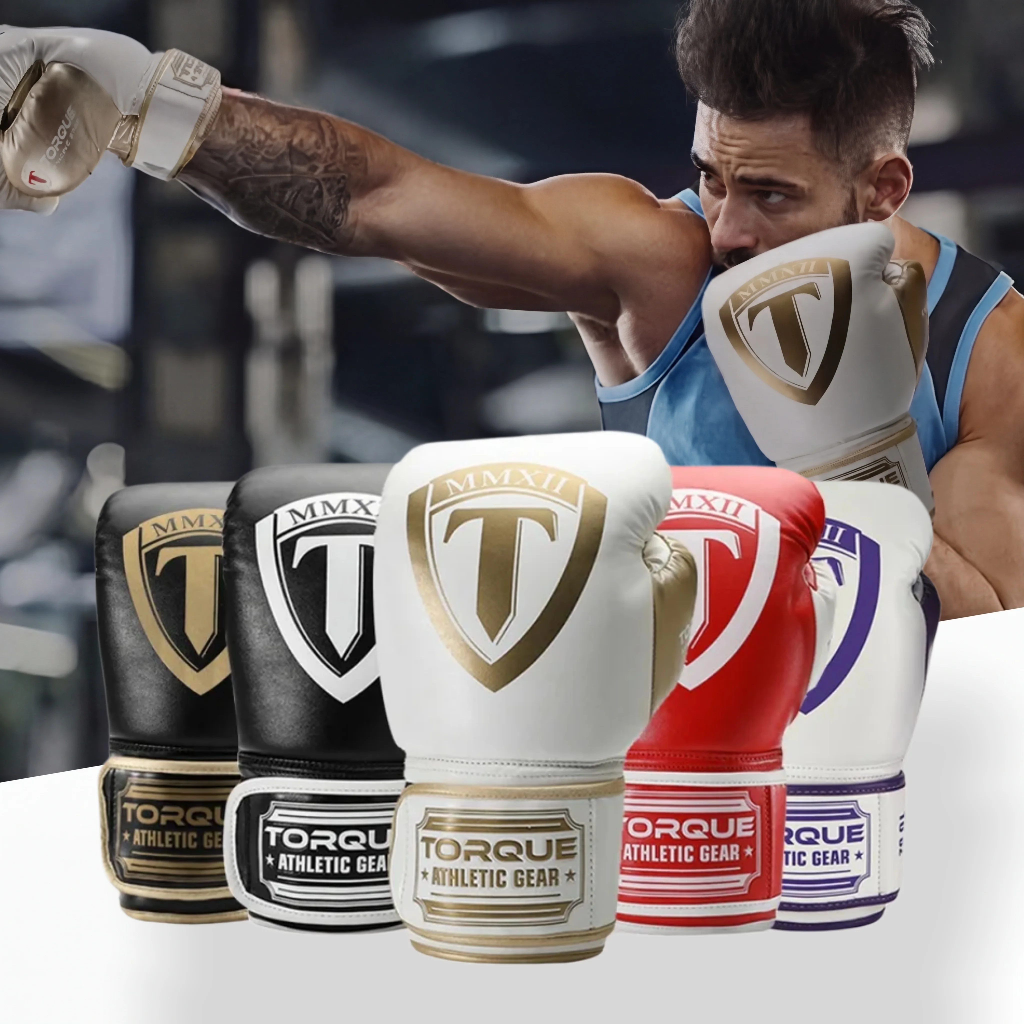 

Professional PU Leather Boxing Gloves 8 10 12 14oz for Men Women Adult MMA Muay Thai Heavy Punching Sparring Bag Training