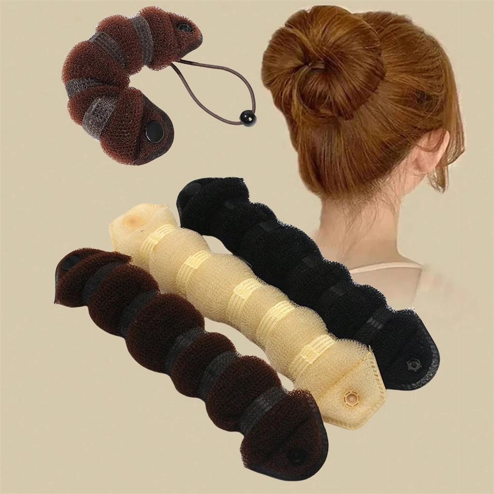 1pc Magic Roll Foam Sponge Fashion Hair Bun Maker Donut Hair Styling Tools Hairstyle Hair Accessories for Girls
